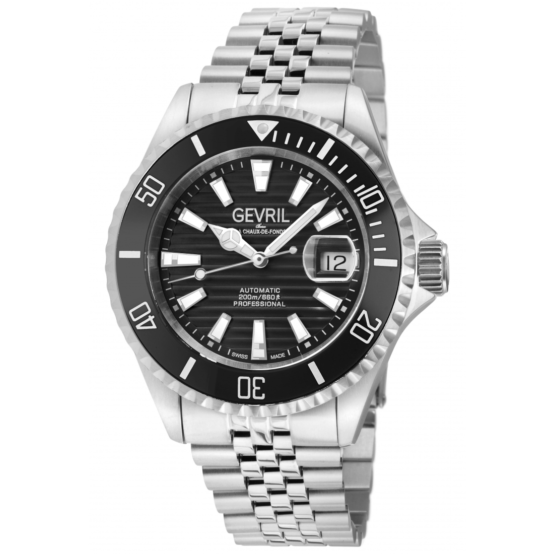 Men's Chambers Black Dial Watch