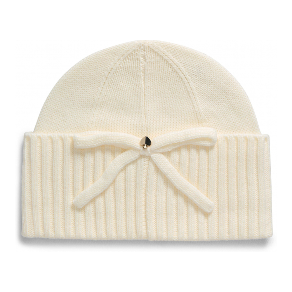 Women's 'Bow Accent Cuffed' Beanie