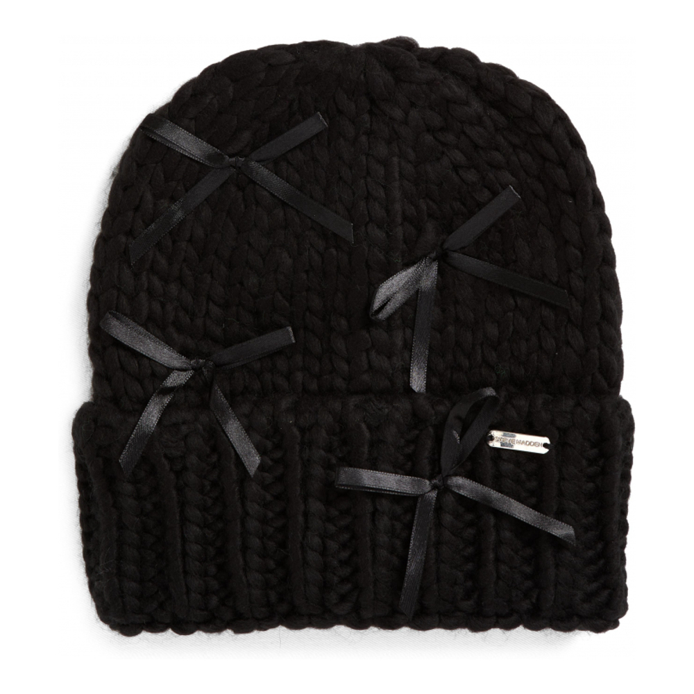 Women's 'Bowed Out Chunky Knit' Beanie