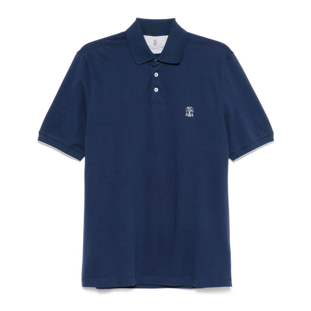 Men's 'Logo-Print' Polo Shirt