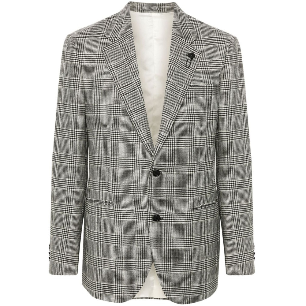 'Prince Of Wales-Check' Klassischer Blazer für Herren