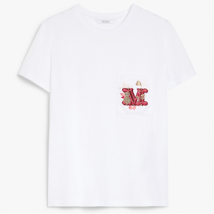 Women's 'With Embroidered Pocket' T-Shirt