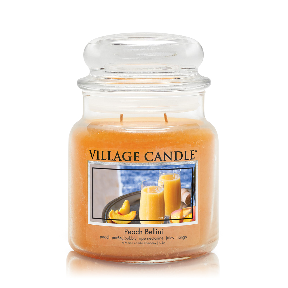 'Peach Bellini' Scented Candle - 390 g