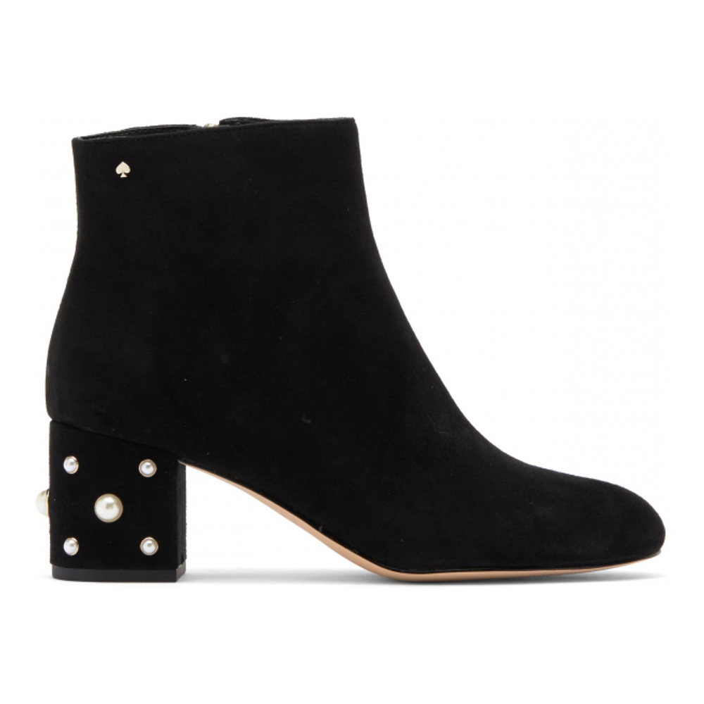 Women's 'Taraji Faux Pearl Block Heel' Booties