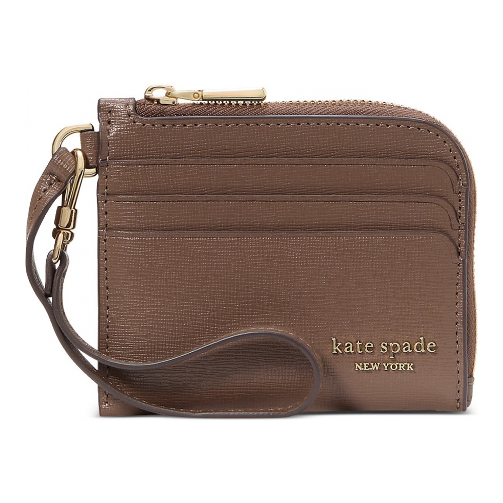 Porte-Cartes 'Devin Saffiano Leather Coin Wristlet' pour Femmes