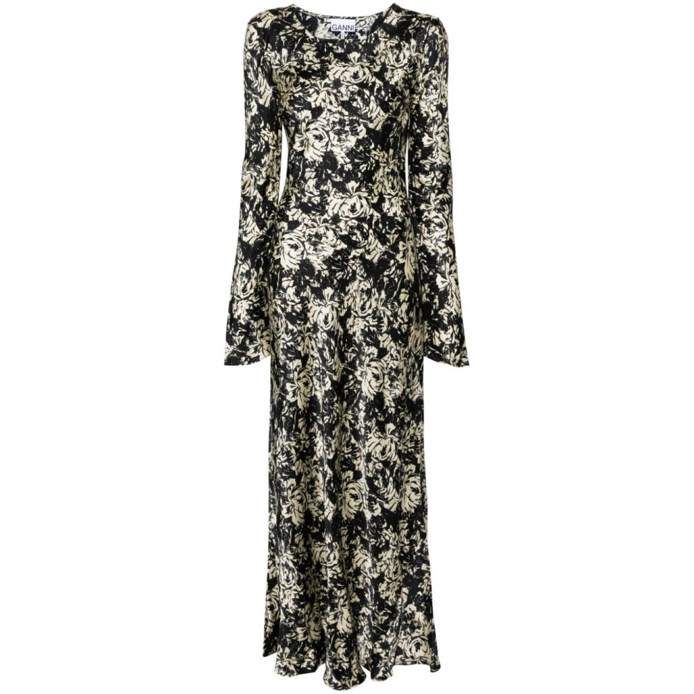 'Floral-Print' Maxi Kleid für Damen