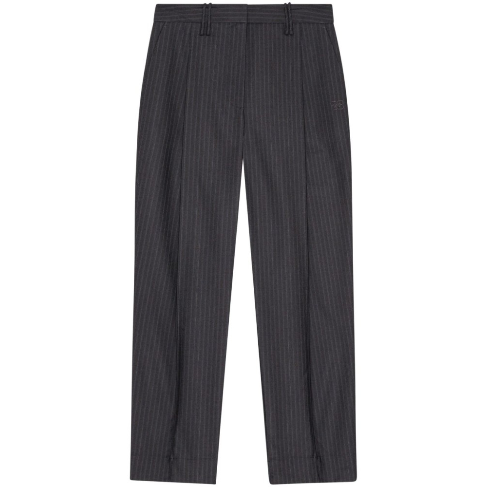 'Pleated Pinstripe' Hose für Damen