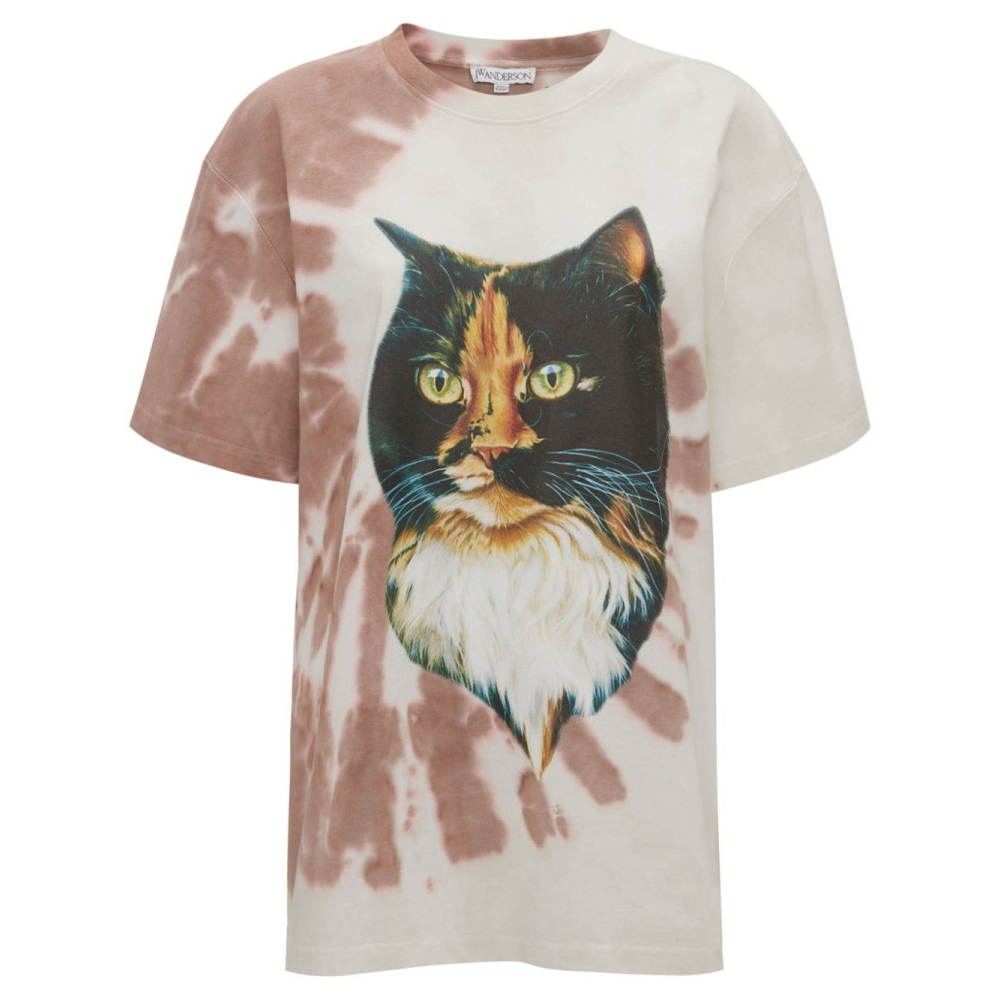 T-shirt 'Cat-Print' pour Femmes