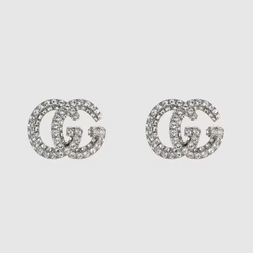 'Gg Marmont Crystal Stud' Ohrringe für Damen