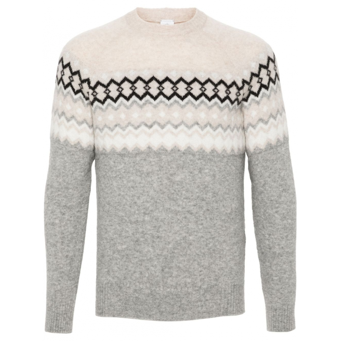 'Patterned Jacquard' Pullover für Herren