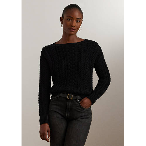 Women's 'Cable Knit Cotton Blend' Sweater