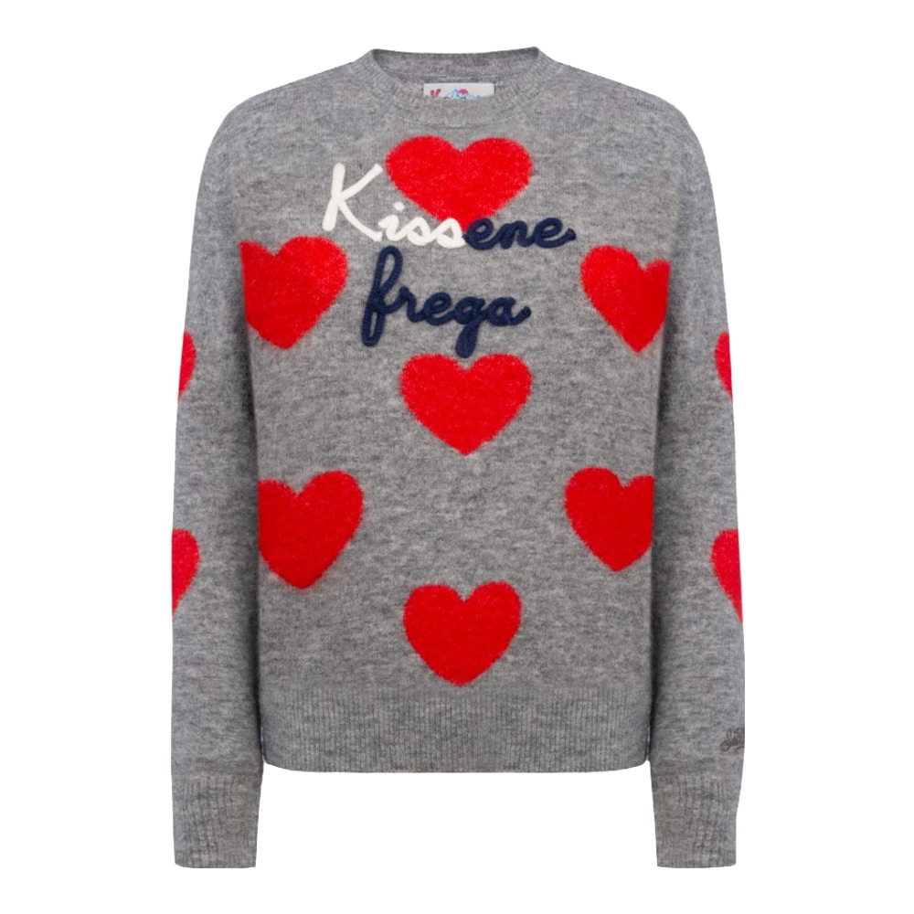 Women's 'New Queen Embroidery Kissene Frega' Sweater