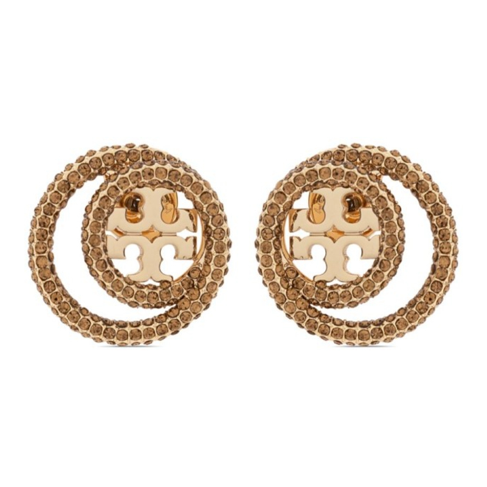 Women's 'Crystal-Embellished Hoop' Earrings