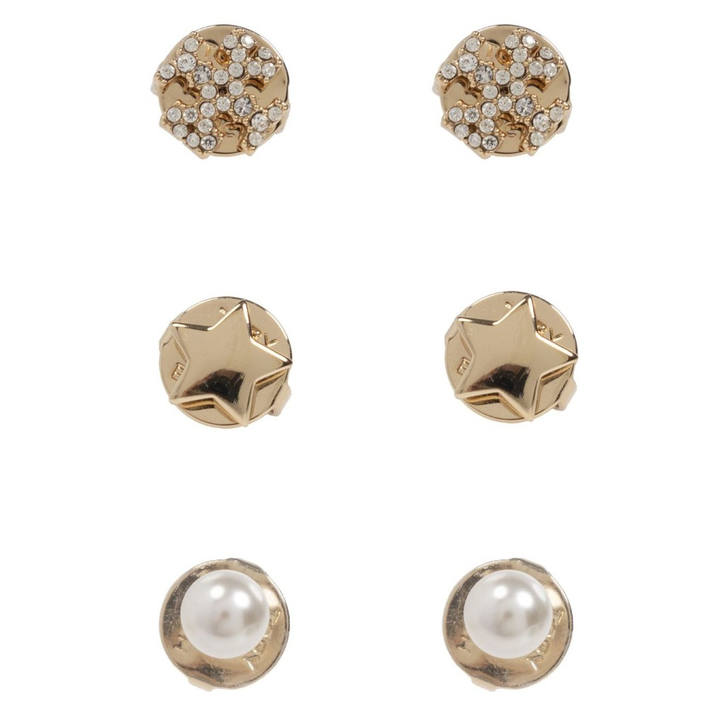 Women's 'Pearl-Detailing' Earrings Set - 3 Pairs