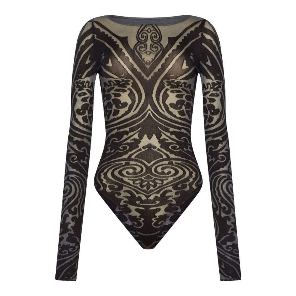 Women's 'Tattoo String' Bodysuit