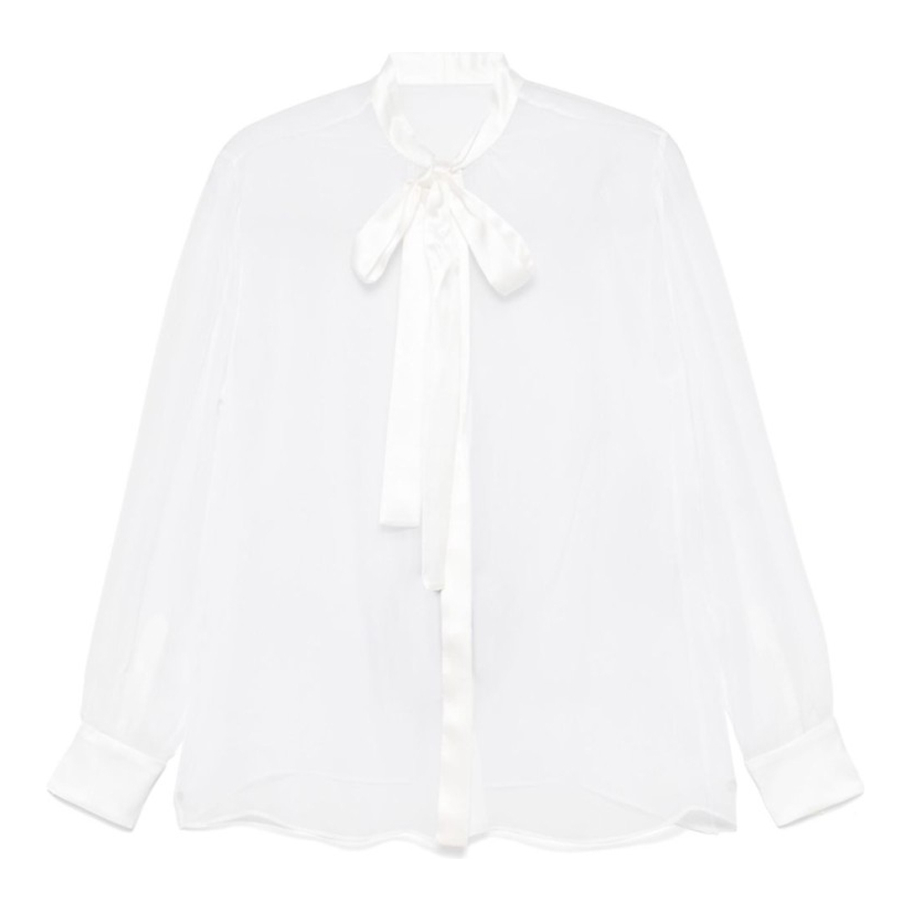 Women's 'Chiffon Pussy-Bow' Shirt