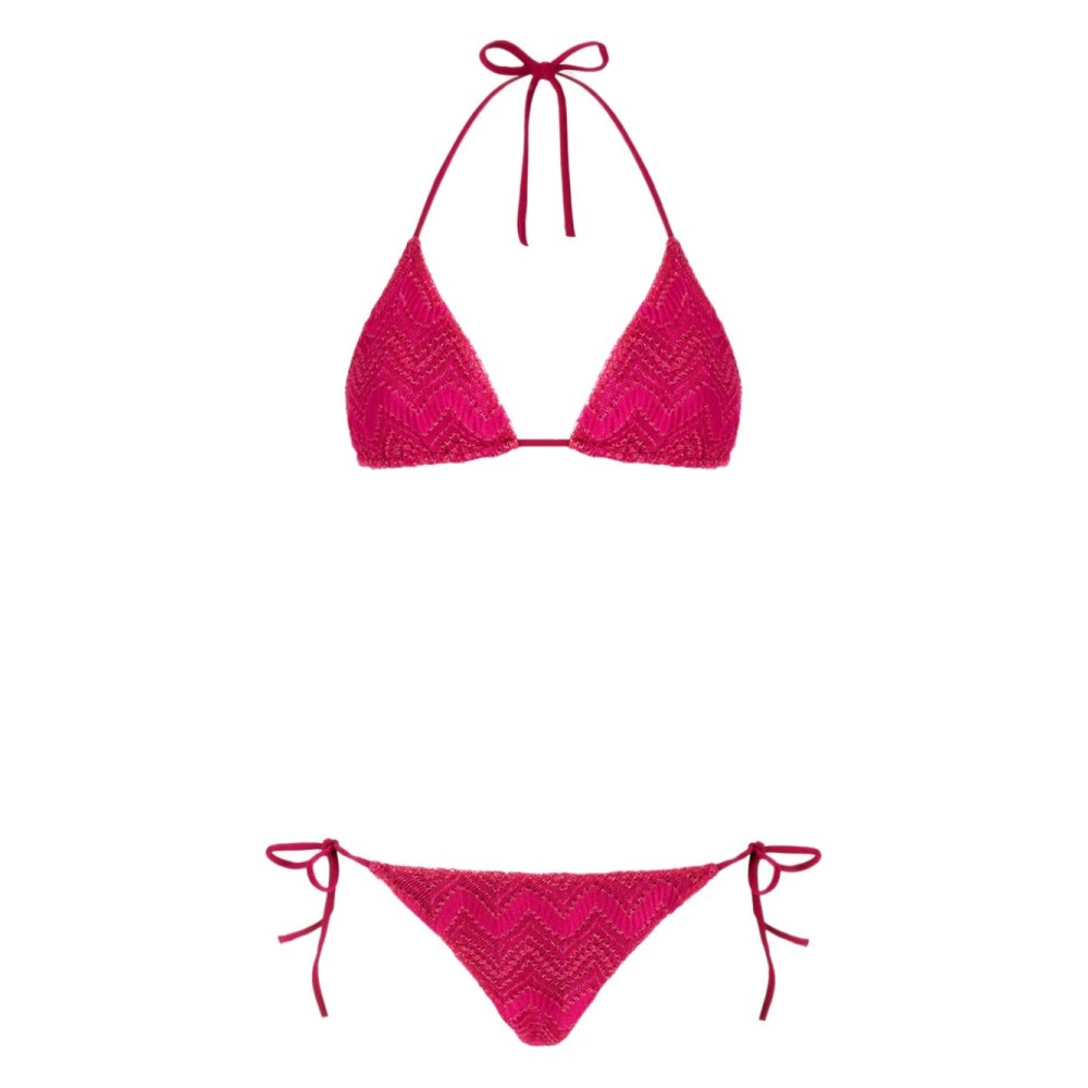 Women's 'Zigzag-Knit' Bikini Set