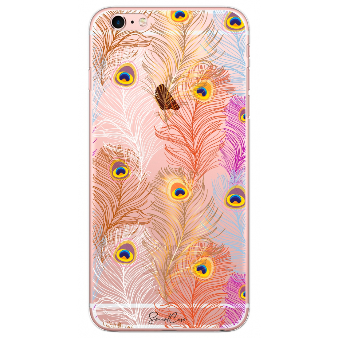 Phone Case for iPhone 6/6S/7/8/SE 2020 - Peacock Feathers