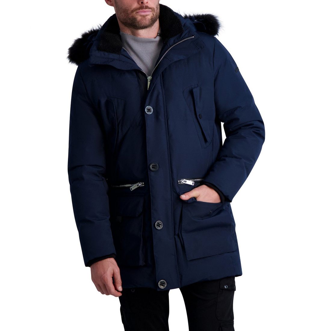 'Paris Parka with Sherpa Lined Hood' Jacke für Herren