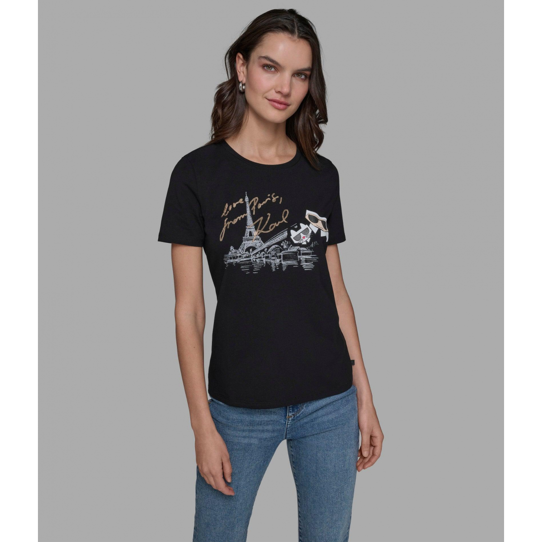 'Duo In Paris' T-Shirt für Damen