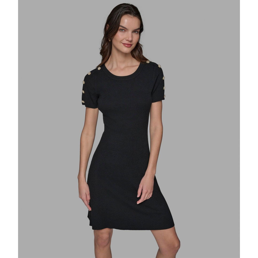 'With Buttons' Pullover-Kleid für Damen