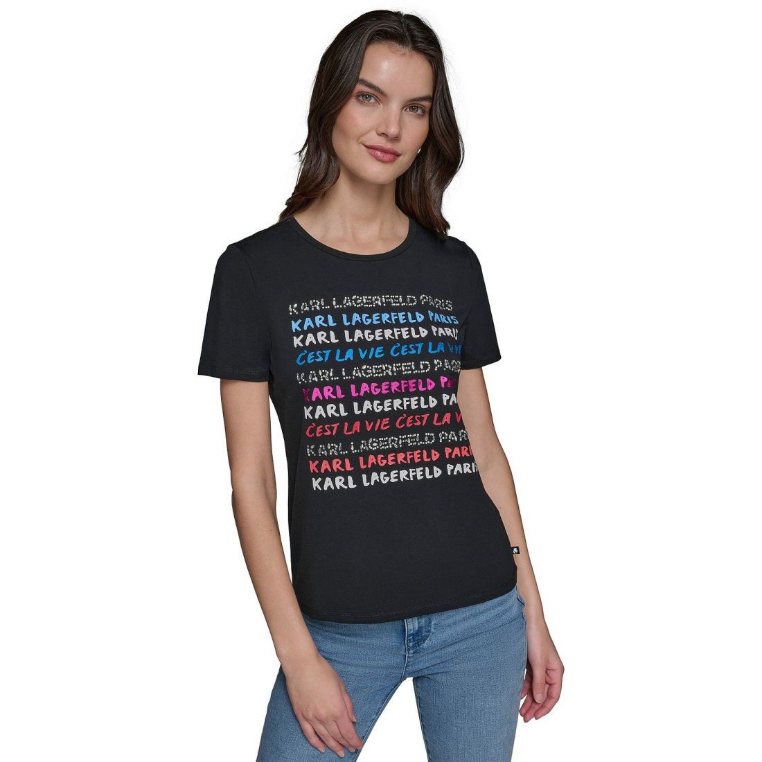 'Logo Graphic' T-Shirt für Damen