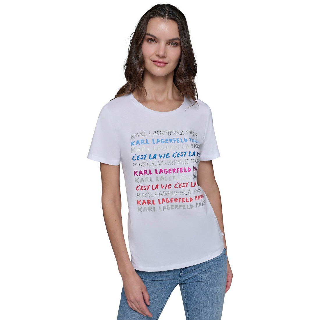 'Logo Graphic' T-Shirt für Damen