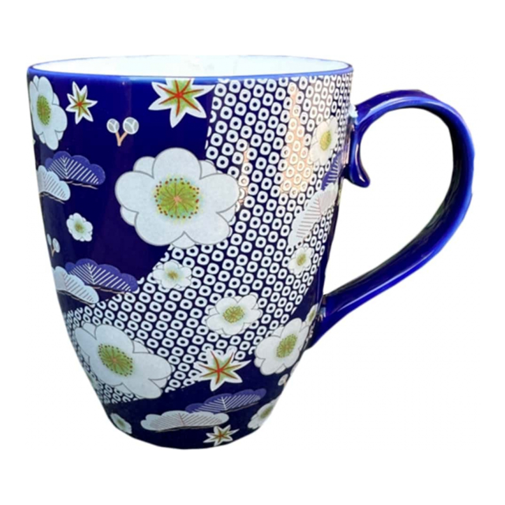 Tasse Fleur Kawaii Bleu 8,5X10,2Cm 300Ml Gb