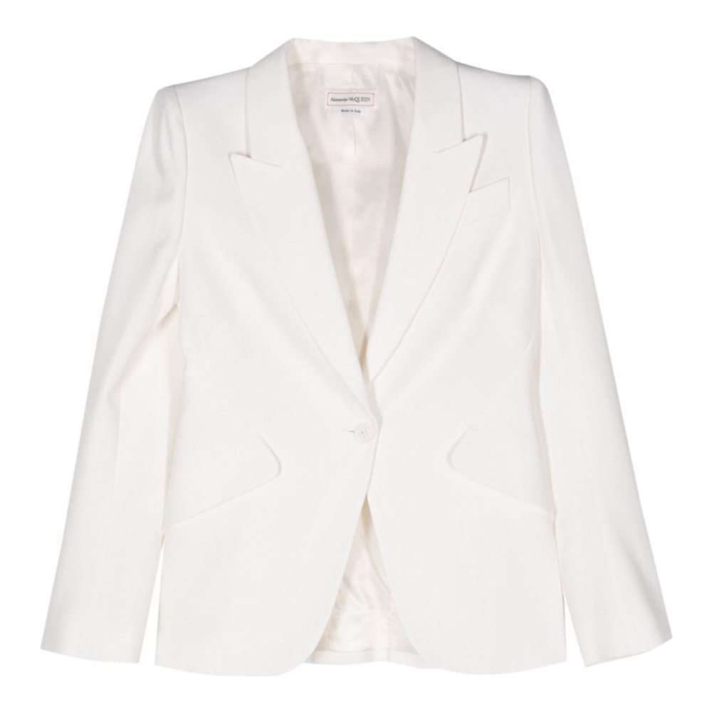 Women's 'Crepe Peak-Lapels' Blazer