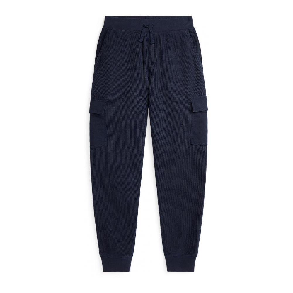 Big Boy's 'Waffle-Knit Cotton Cargo Jogger Pants'