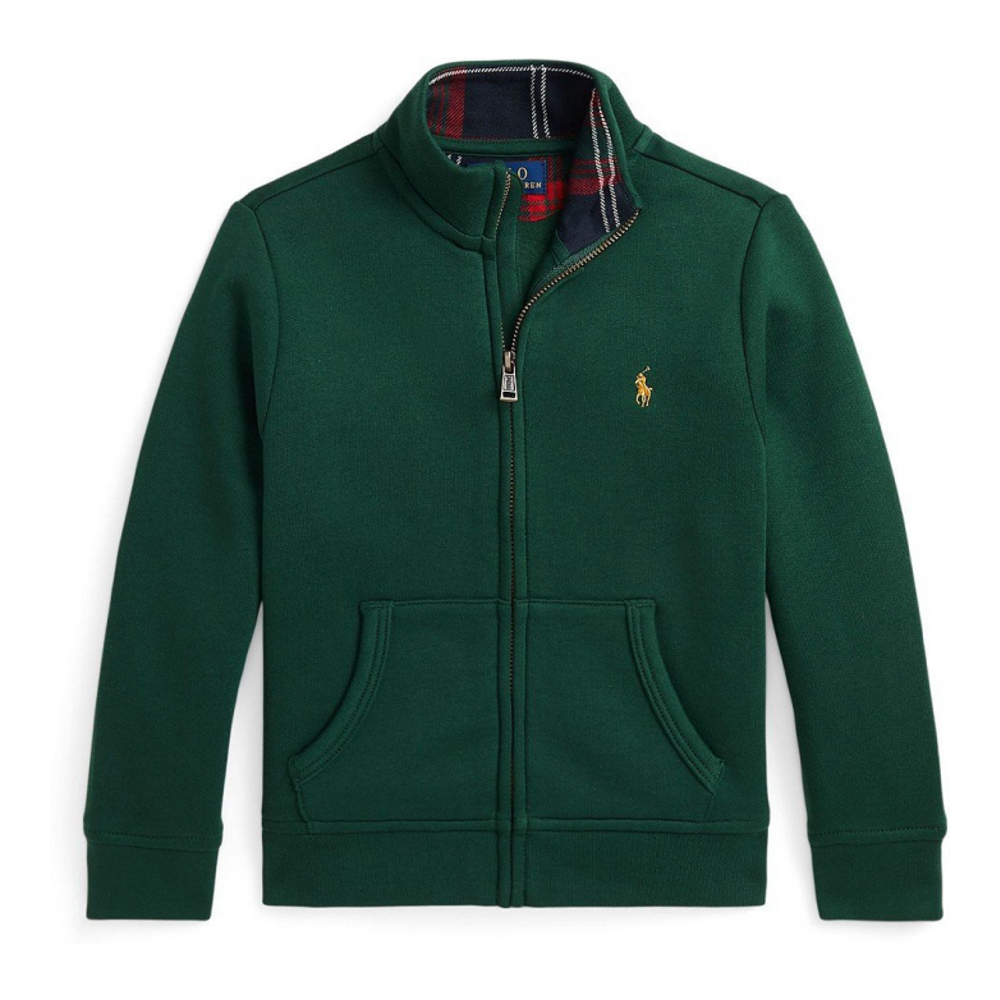 Toddler & Little Boy's 'Brushed Fleece Full-Zip Sweatshirt'