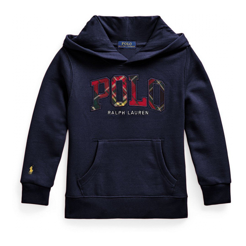 'Plaid-Logo Fleece Hoodie' pour Enfant et petit garçon