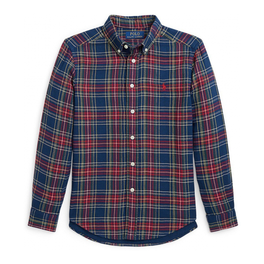 Big Boy's 'Buffalo Check Double-Faced Cotton Shirt'