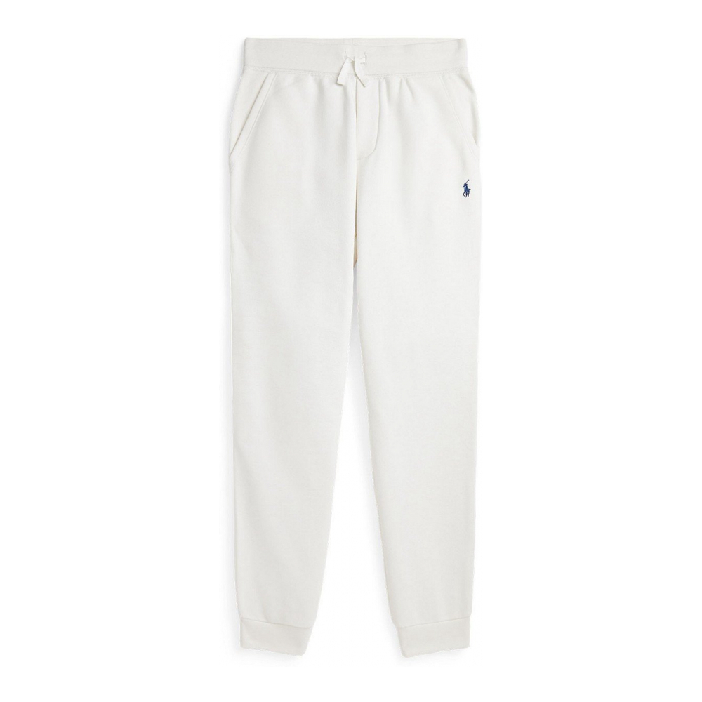 'Plaid-Trim Fleece Jogger Pant' pour Grands garçons