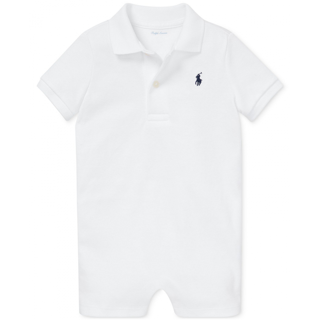 'Cotton Short Sleeved Polo Shortall' pour Bébés garçons