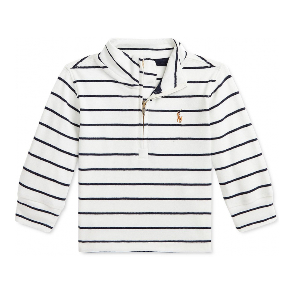 Baby Girl's 'Cotton Striped Sweatshirt'