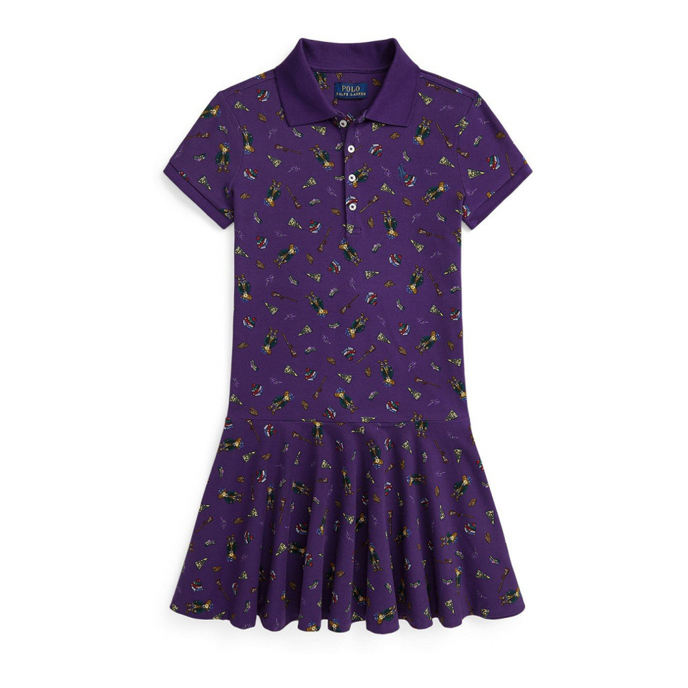 'Polo Bear Stretch Mesh Polo Dress' pour Grandes filles