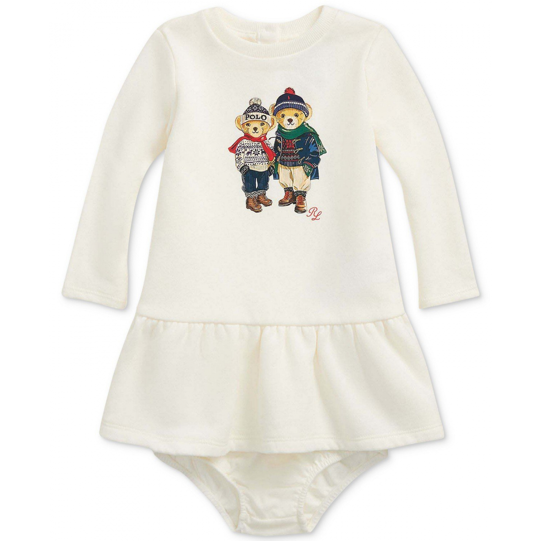 'Polo Bear Dress' für Baby Mädchen