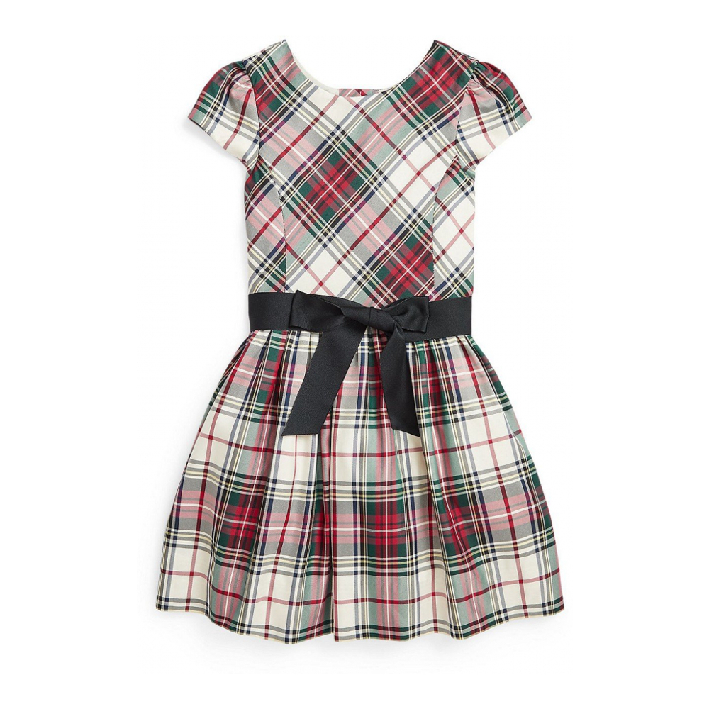 Toddler & Little Girl's 'Plaid Twill Dress'