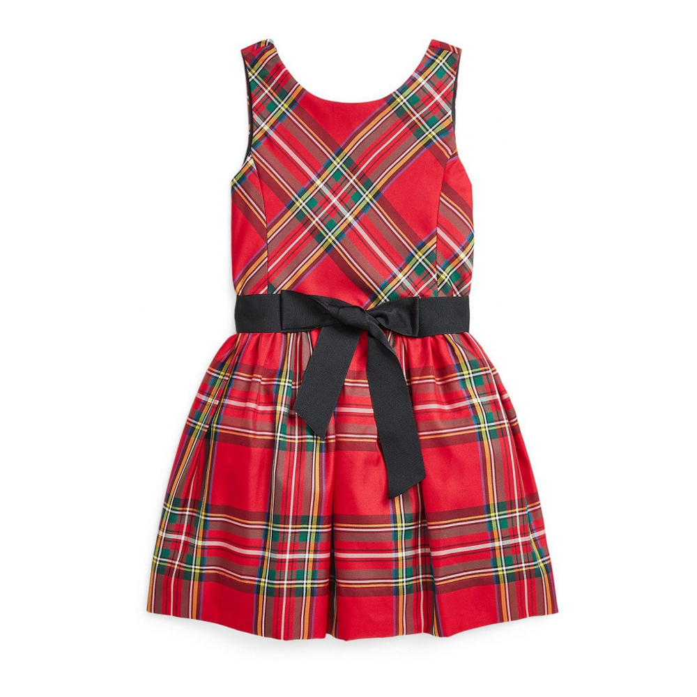 Toddler & Little Girl's 'Plaid Twill Dress'