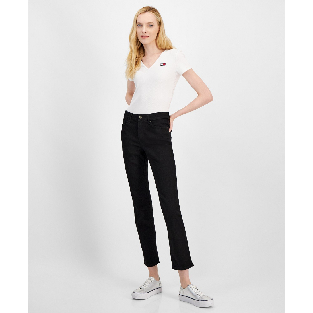 'Tribeca Straight-Leg' Jeans für Damen