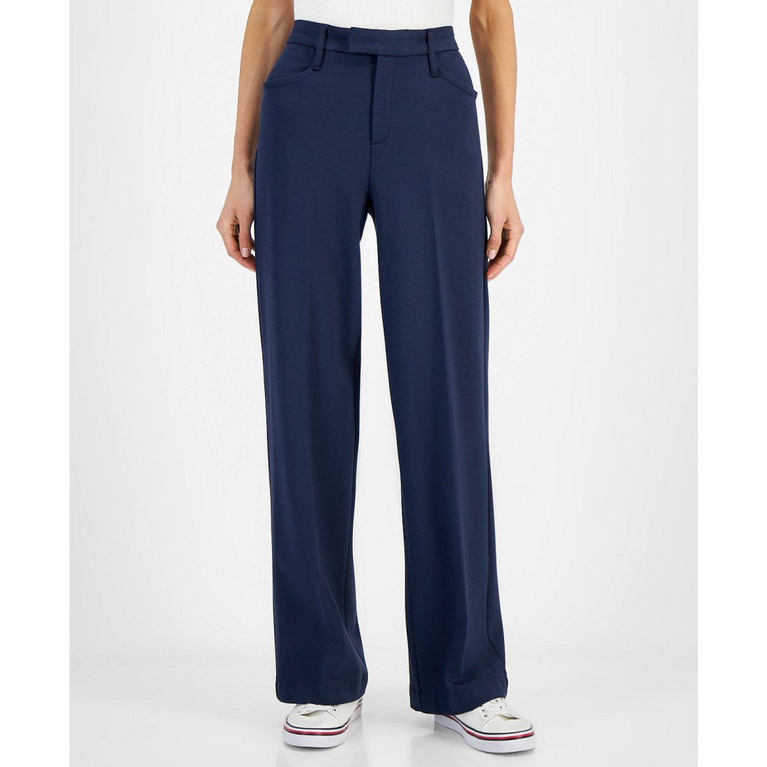 Women's 'High-Rise Bootleg Ponte' Trousers