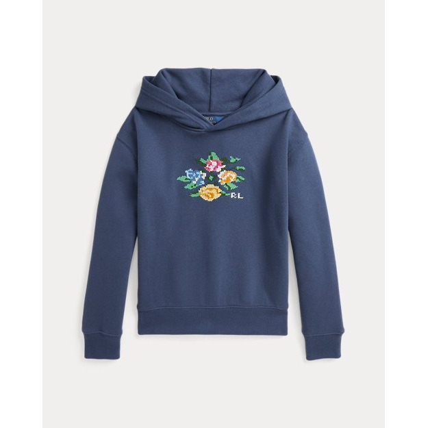 'Embroidered Fleece Hoodie' pour Grandes filles