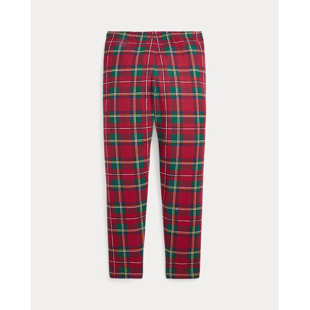 Big Girl's 'Plaid Stretch Jersey Legging'