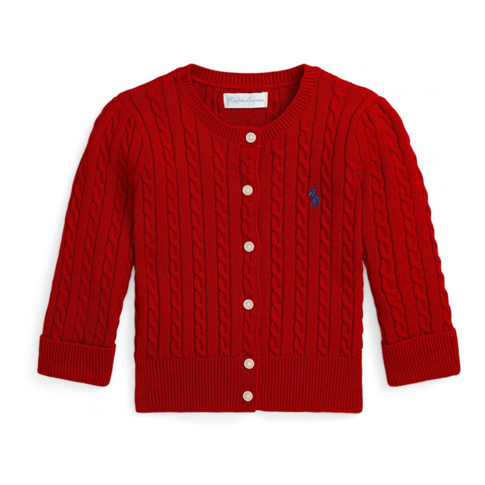 'Mini-Cable Cotton Cardigan' pour Bambins & petites filles