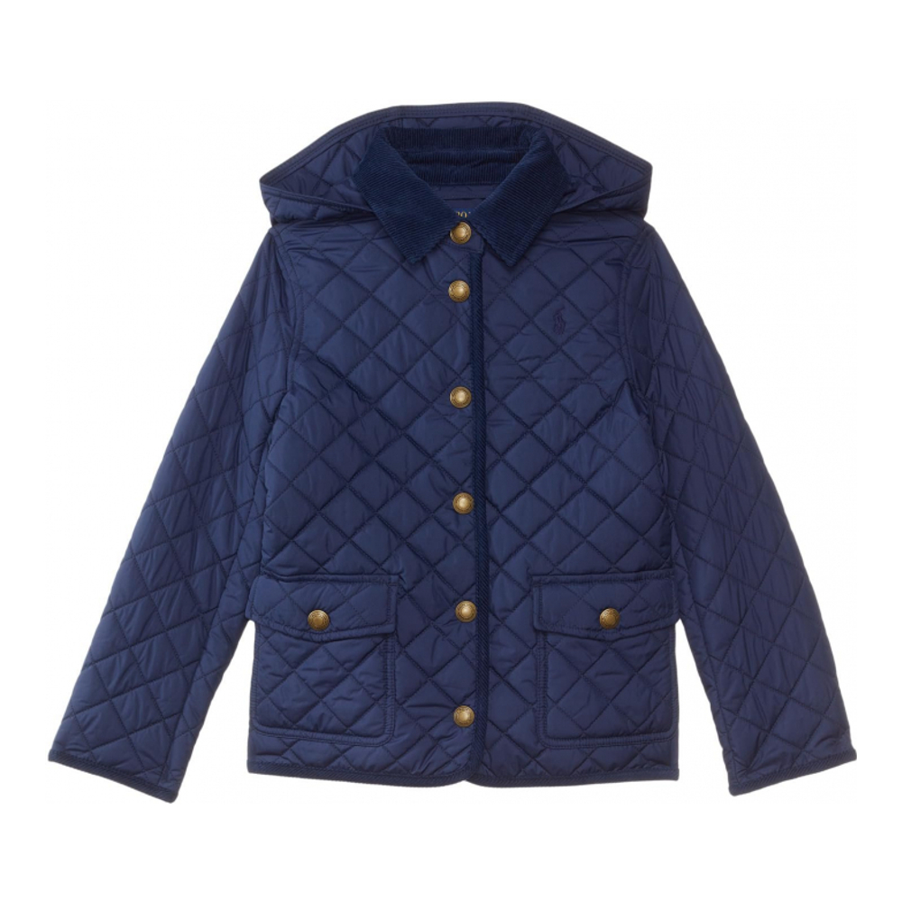 Big Girl's 'Quilted Barn Jacket'