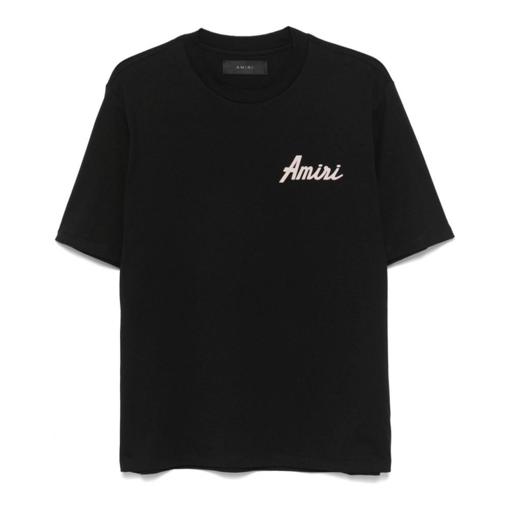 T-shirt 'Logo-Flocked' pour Hommes