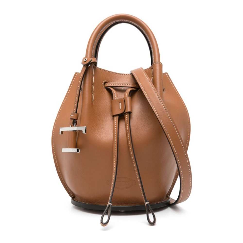 Women's 'Logo-Charm' Bucket Bag