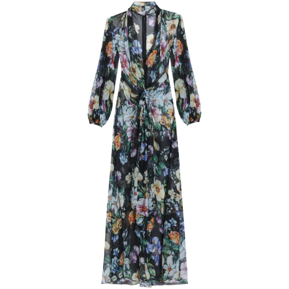 Robe maxi 'Floral-Print' pour Femmes