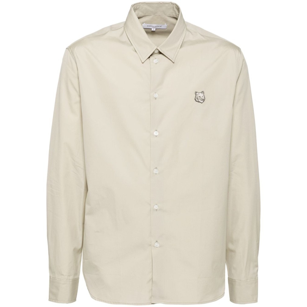 Men's 'Fox Head-Embroidered' Shirt